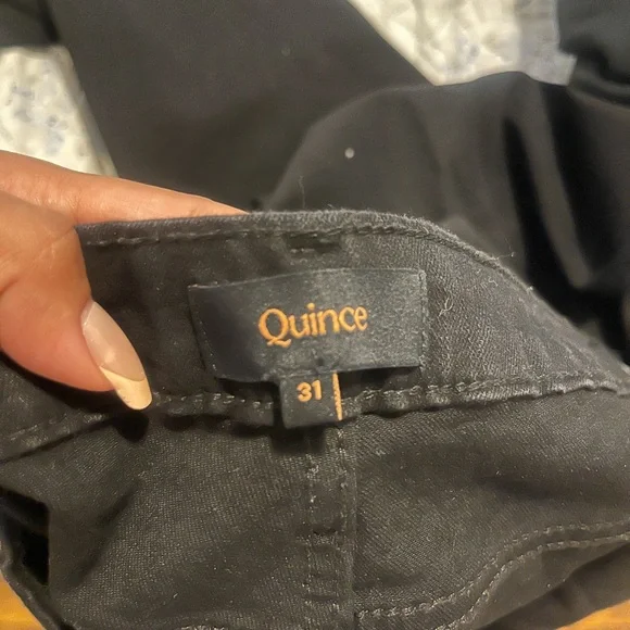 Quince Straight Black Jeans WOMEN - Picture 4 of 5